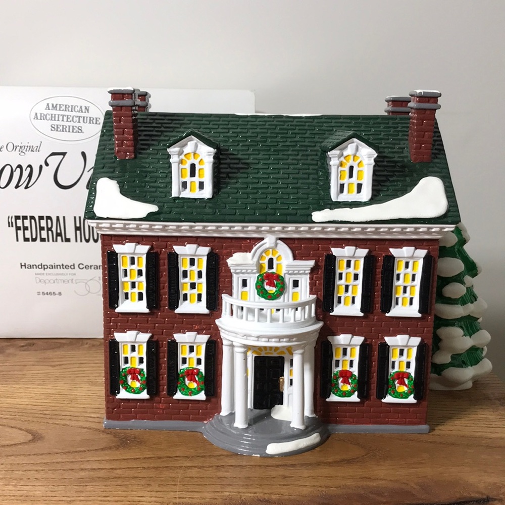 Dept 56 Snow Village Federal House